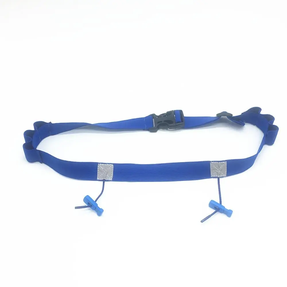 High-quality Polyester Running Number Belt Multicolour Unisex Marathon Race Belt Adjustable Gel Holder