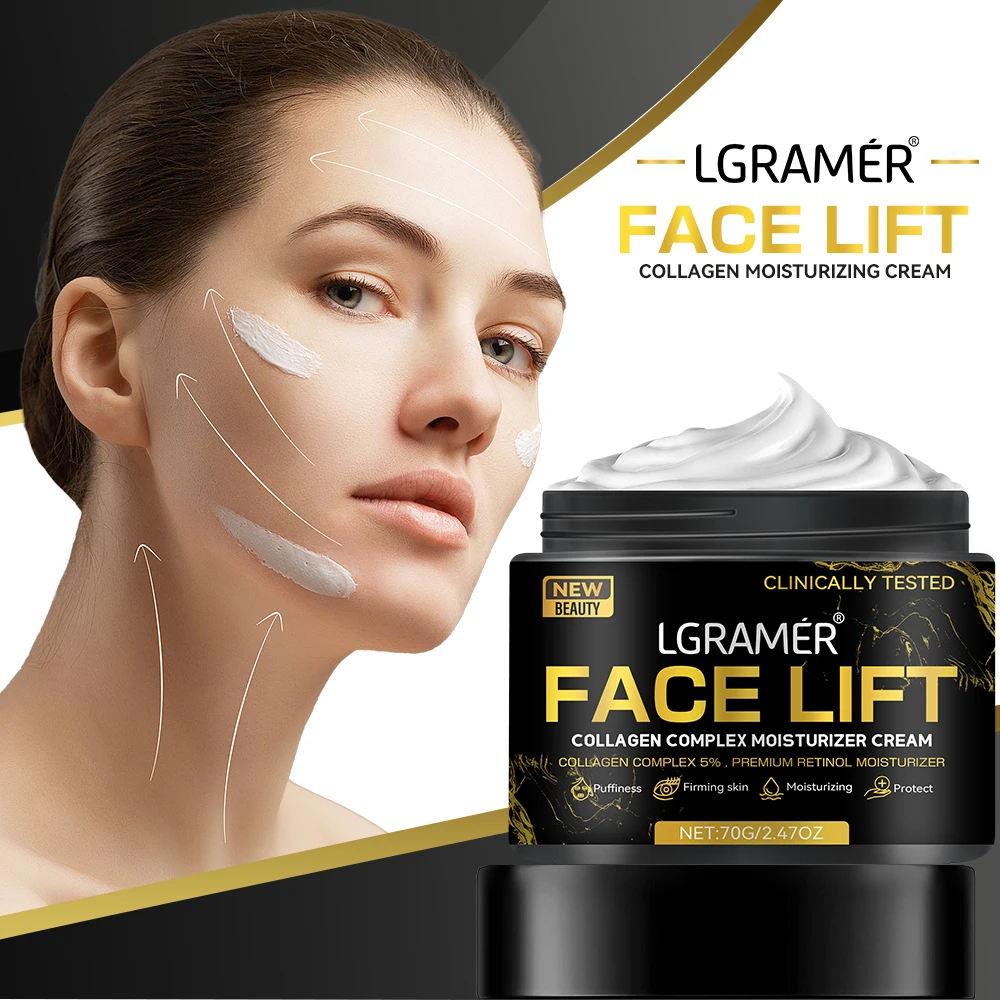 

Коллагеновый крем для лица с гиалуроновой кислотой, исчезающий, тонкие линии, увлажняющий, лифтинг, укрепляющий, питающий крем для лица, осветляющий уход за кожей