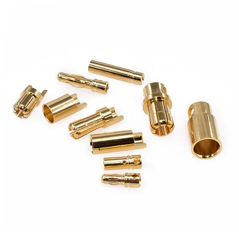 Aircraft Model Pure Copper Banana Plug GC2011 3510 4010 5510 6010 6510 GC8010 Motor Electrical Adjustment Male Female Connectors