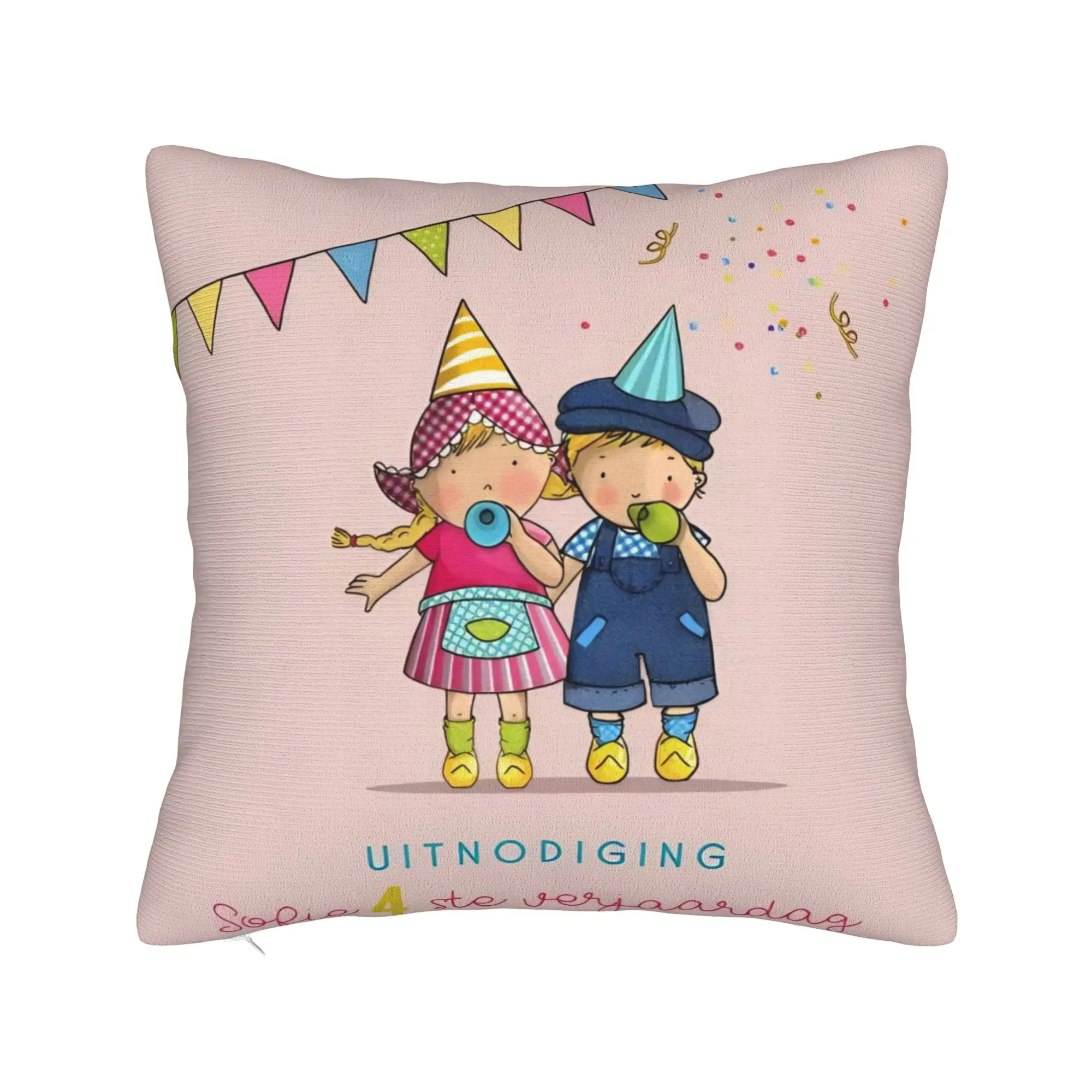 Decorative Pillow Cover Anime F-Fien & Teun Merchandise Home  Pillow Case Cover Square Multi-Size