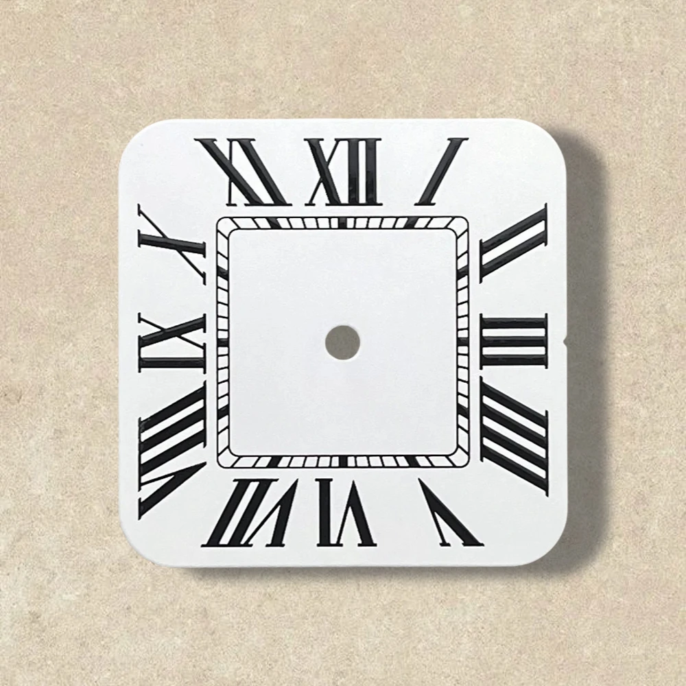 27mm S Logo Rome Dial Fit NH35/NH36/4R/7S Japan Movement No Luminous Watch Modification Accessories 3/3.8/4O'clock