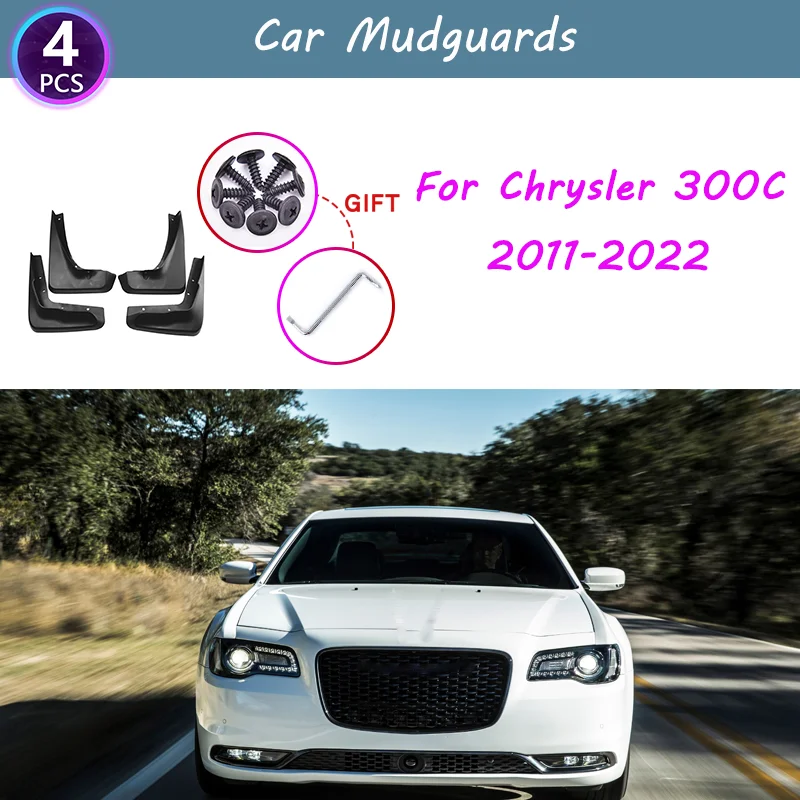 

Car Mudguards For Chrysler 300C 300 C 2011 2012 2013 2014 2015 2016 2017-2022 Mud Flaps Front Rear Wheels Fender Splash