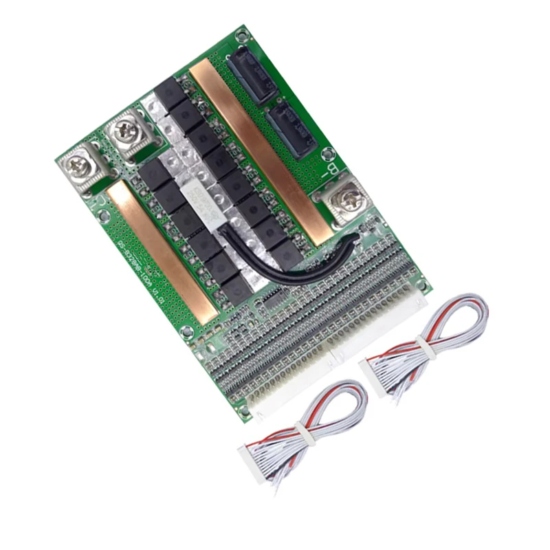 28S 100A High Current Lithium Battery Protection Board 100V polymer with Temperature Control /Li-ion BMS board