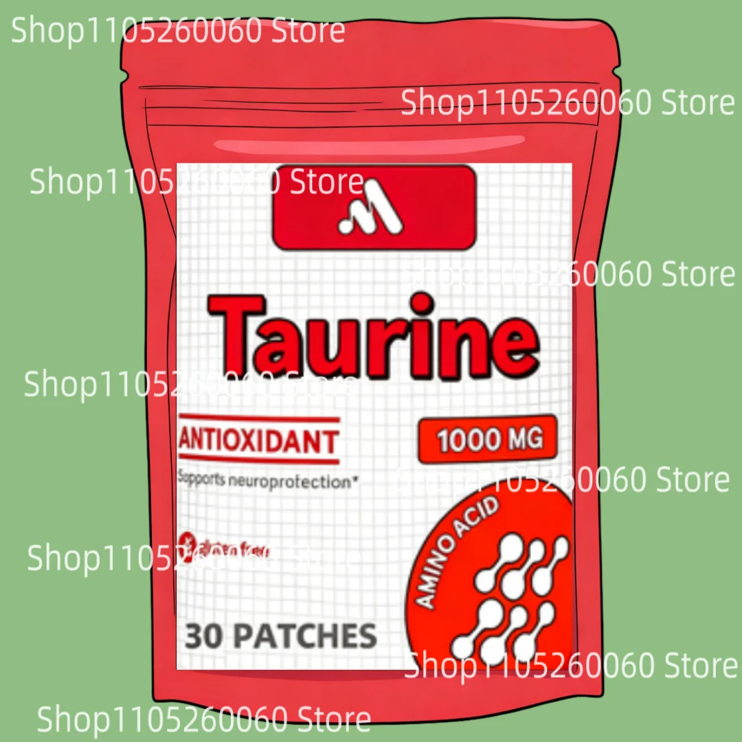 Taurine + Creatine Transdermal Patches, Muscle Strength, Focus, Memory - Best For Men And Women 30 Patches
