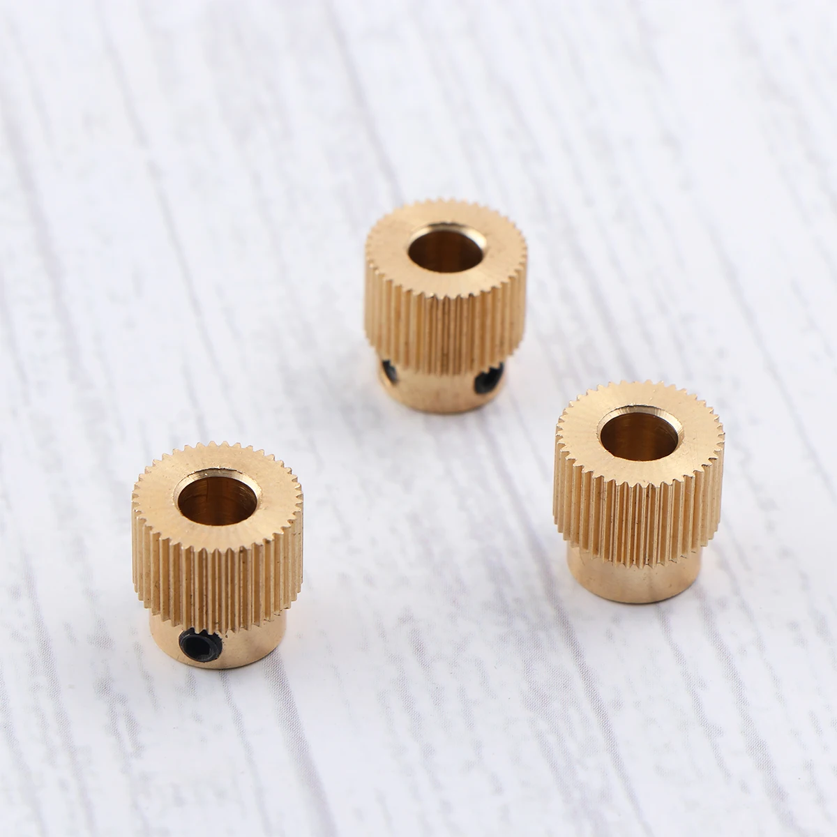 

10Pcs 40 Tooth Brass Extrusion Gear Filament Feeding Wheel for 3D Printer Extruder Extrusion Wheel