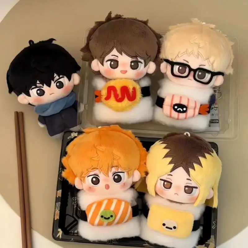 

10Cm Haikyuu!! Anime Hinata Shoyo Kageyama Tobio Plush Doll Keychain​ Pendant Backpack Hanging Ornaments Earphone Case Xmas Gift