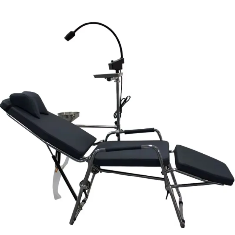 The Best Quality Beauty Salon Easy Foldable Portable Chair For Clinic Use With Led