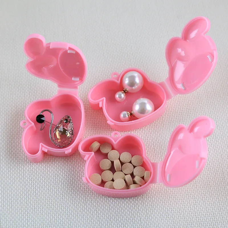 Kawaii Storage Box Sanrio Room Decor Mymelody Cute Anime Mini Girly Heart Earnail Jewelry Medicine Box regalo per ragazze