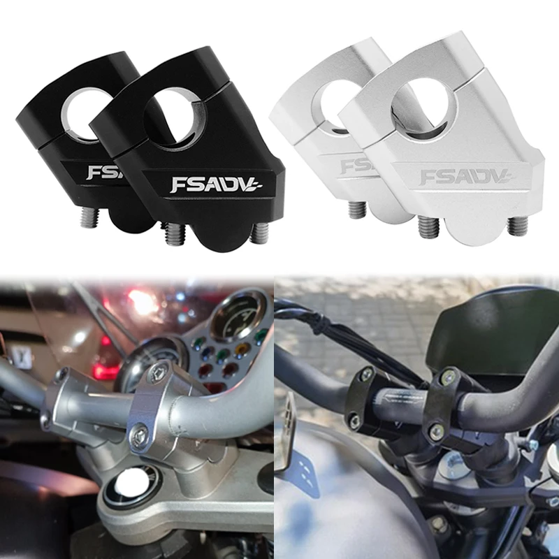 

For Honda X-ADV 750 XADV750 X ADV 750 Africa Twin CRF1000L CBF500 CBF600 Motorcycle Handlebar Riser Bar Mount Handle Clamp