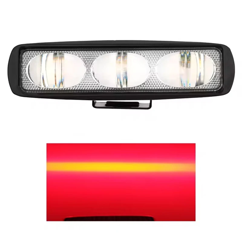 red safety light 30W LED Forklift Light Boundary Light Area Safety Reversing Width Light One Word Line Truck Warning Lamp 1/2pcs