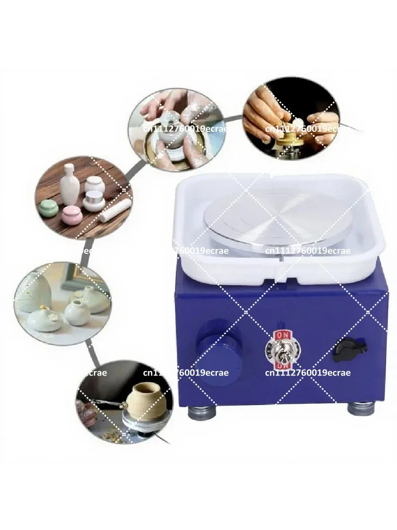 Compact Mini Pottery Wheel Machine, Stable Performance for Home DIY and School Use