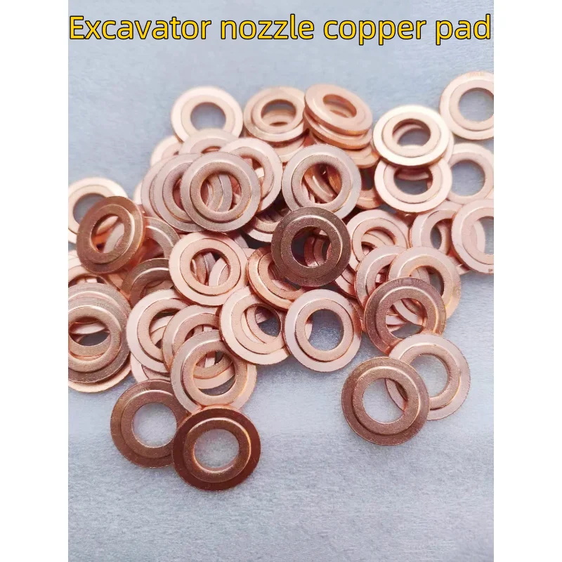 

For Isuzu 6WF1 Excavator 100PCS Diesel Common Rail Injector Washer Gaset