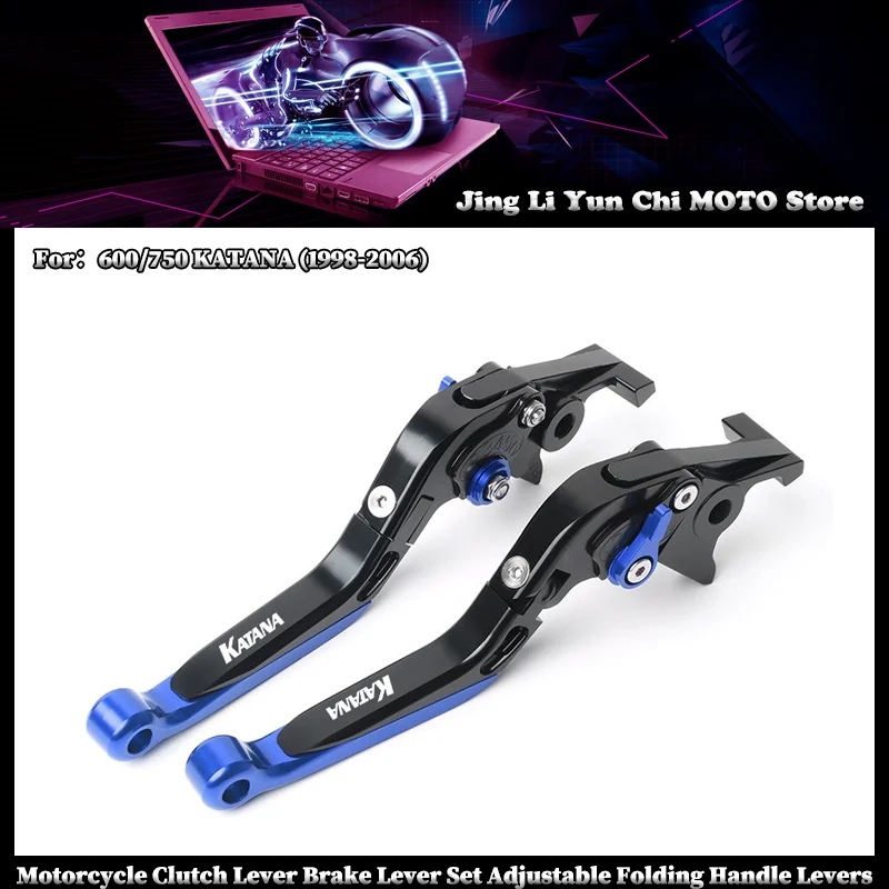 

Motorcycle Clutch Lever Brake Lever Set Adjustable Folding Handle Levers Accessories Parts For SUZUKI 600/750 KATANA 1998-2006