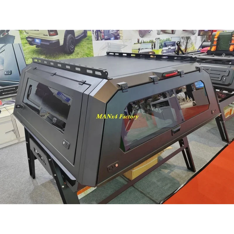 

Steel Top Level Truck Topper Camper Shell Pickup Canopy Hilux With Sliding Windows Pick Up Trucks