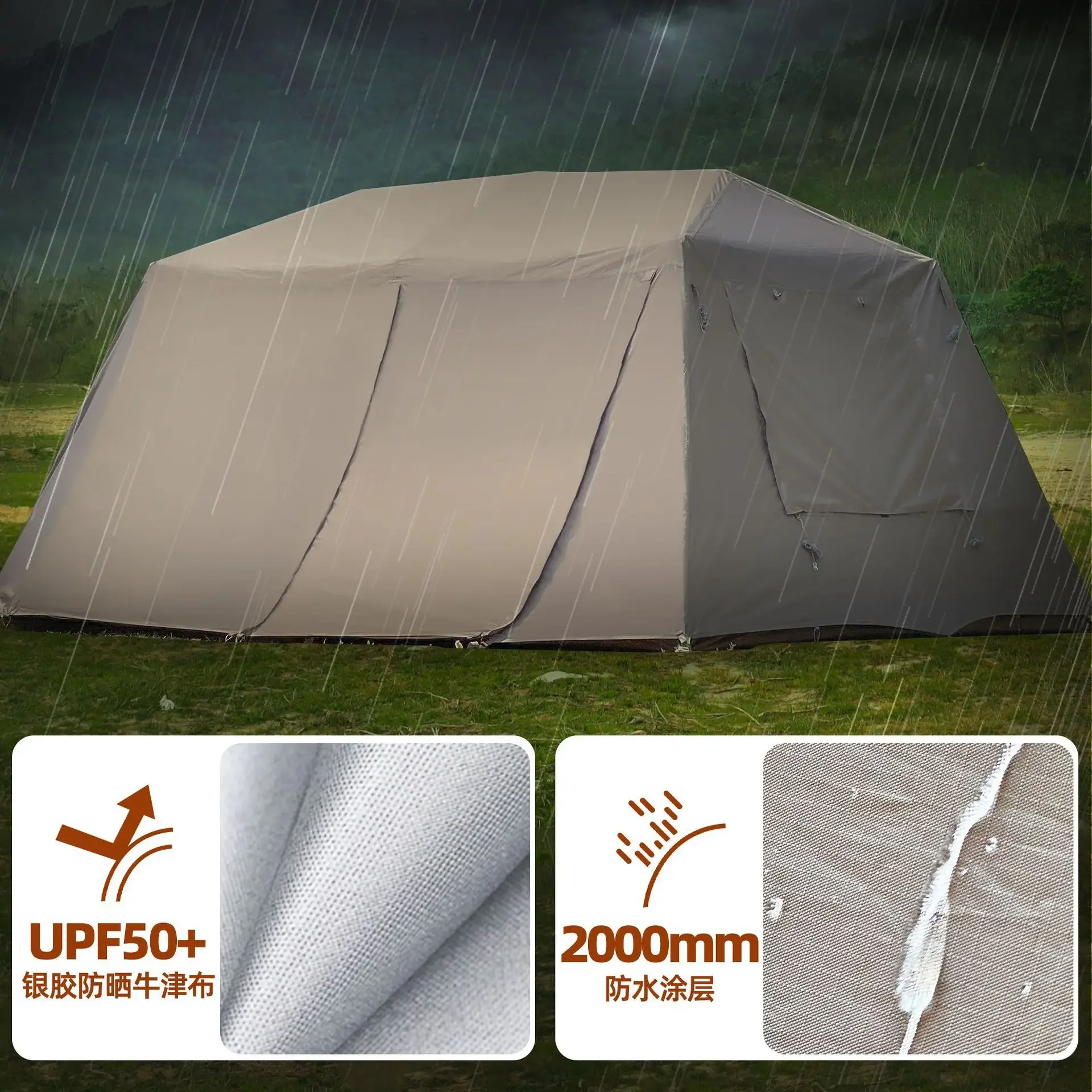 Roof 13 tents Fully automatic camping camping tents Two rooms and one living room Outdoor tents Free of setting up Quick opening