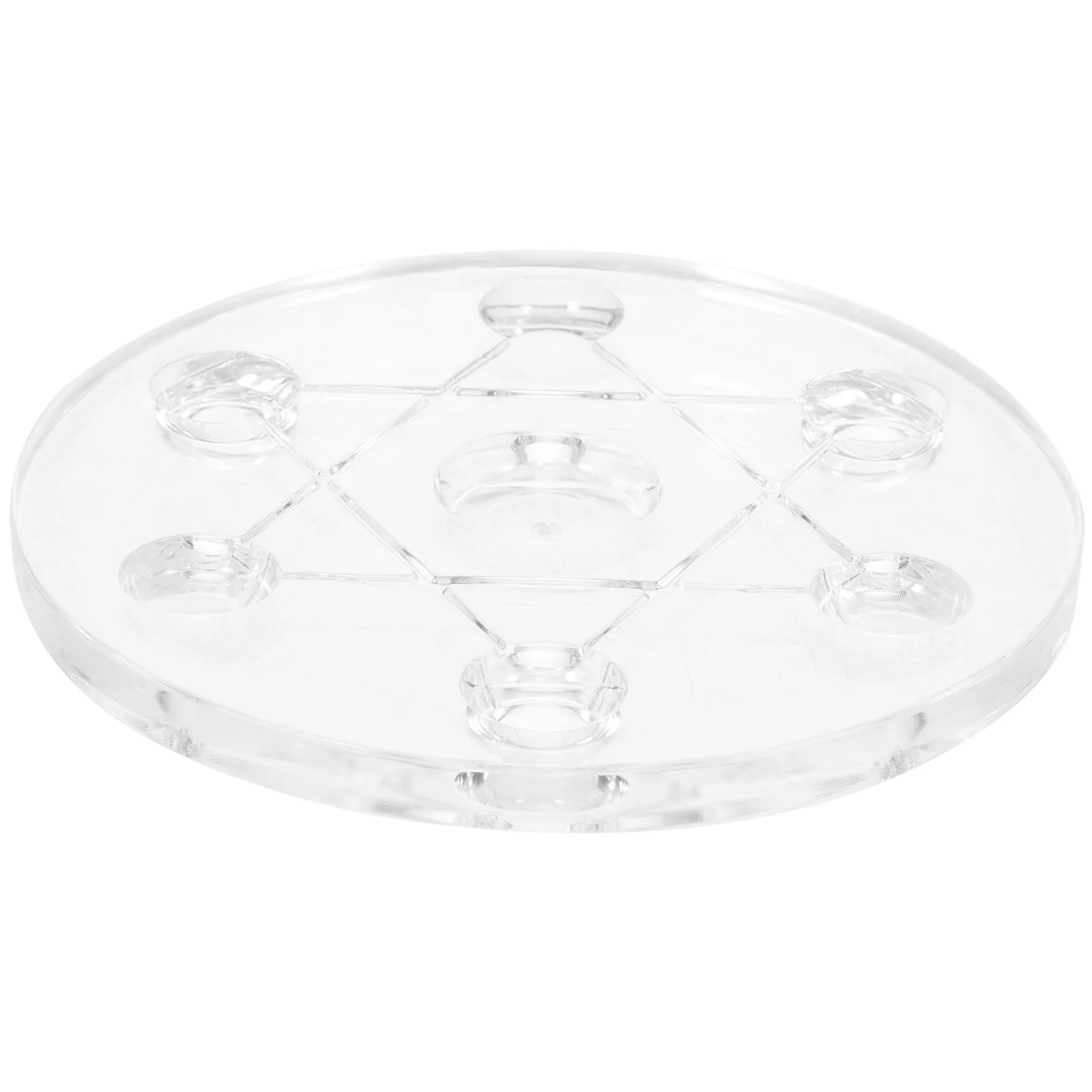 

Seven-Star Array Acrylic Crystal Ball Stand Decorative Sphere Display Holder Desktop Base for Crystal Balls Home Decoration