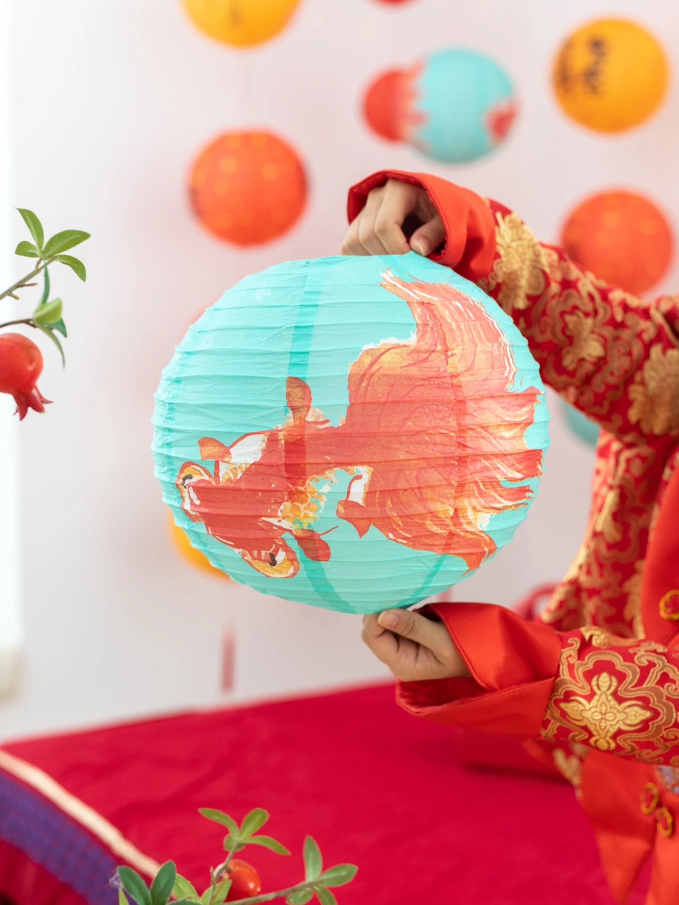 30cm Multi Color Paper Lantern Foldable Paper Lanterns for Home Wedding Scene Birthday New Year Holiday Festival Party Decor