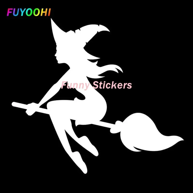 FUYOOHI Play Stickers Cartoon Sexy WITCH Car Sticker Waterproof Decals Motorcycle Stickers Auto Accessories Decoration PVC