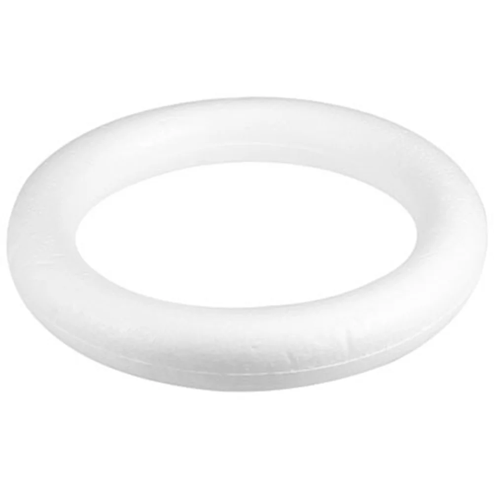 Versier schuimring Babymake-up Spons Cirkels Ringen Polystyreen Festival Party Schuimmodel