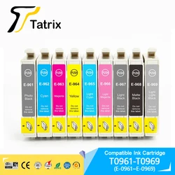 Tatrix T0961 T0962 T0963 T0964 T0965 T0966 T0967 T0968 T0969 Compatible Printer Ink Cartridge for Epson Stylus Photo R2880