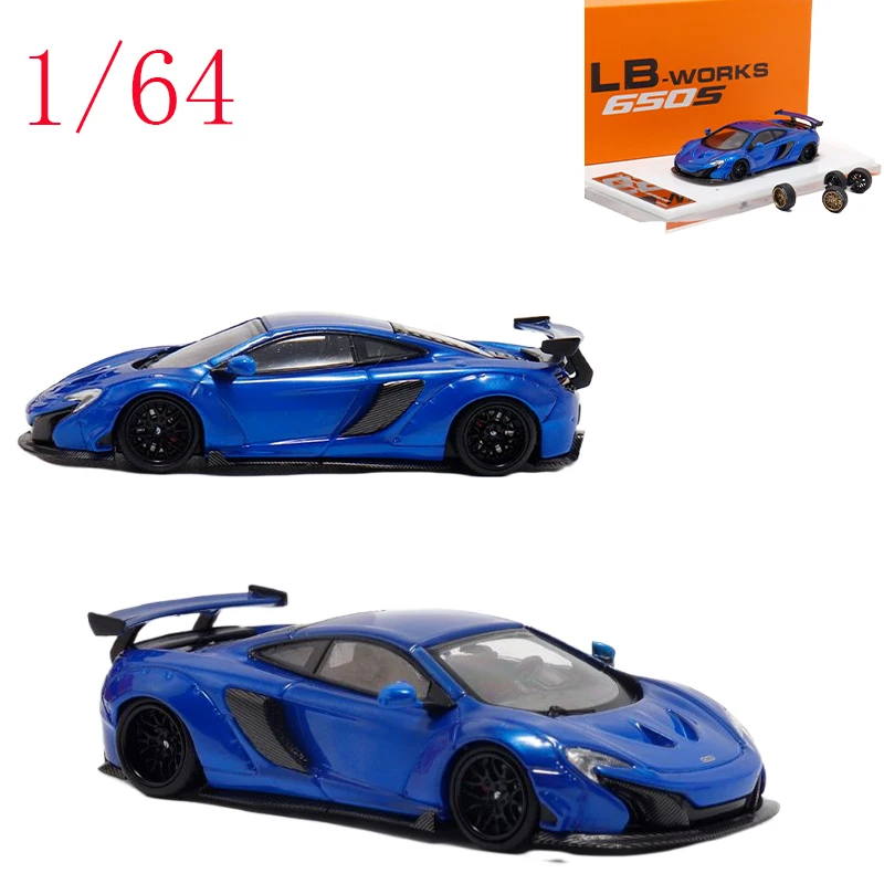 ‌star-model-diecast-1-64-‌scale-mclaren-650s-liberty-walk-performance-wide-body-kit-edition-alloy-car-model-toys-for-boys-gift