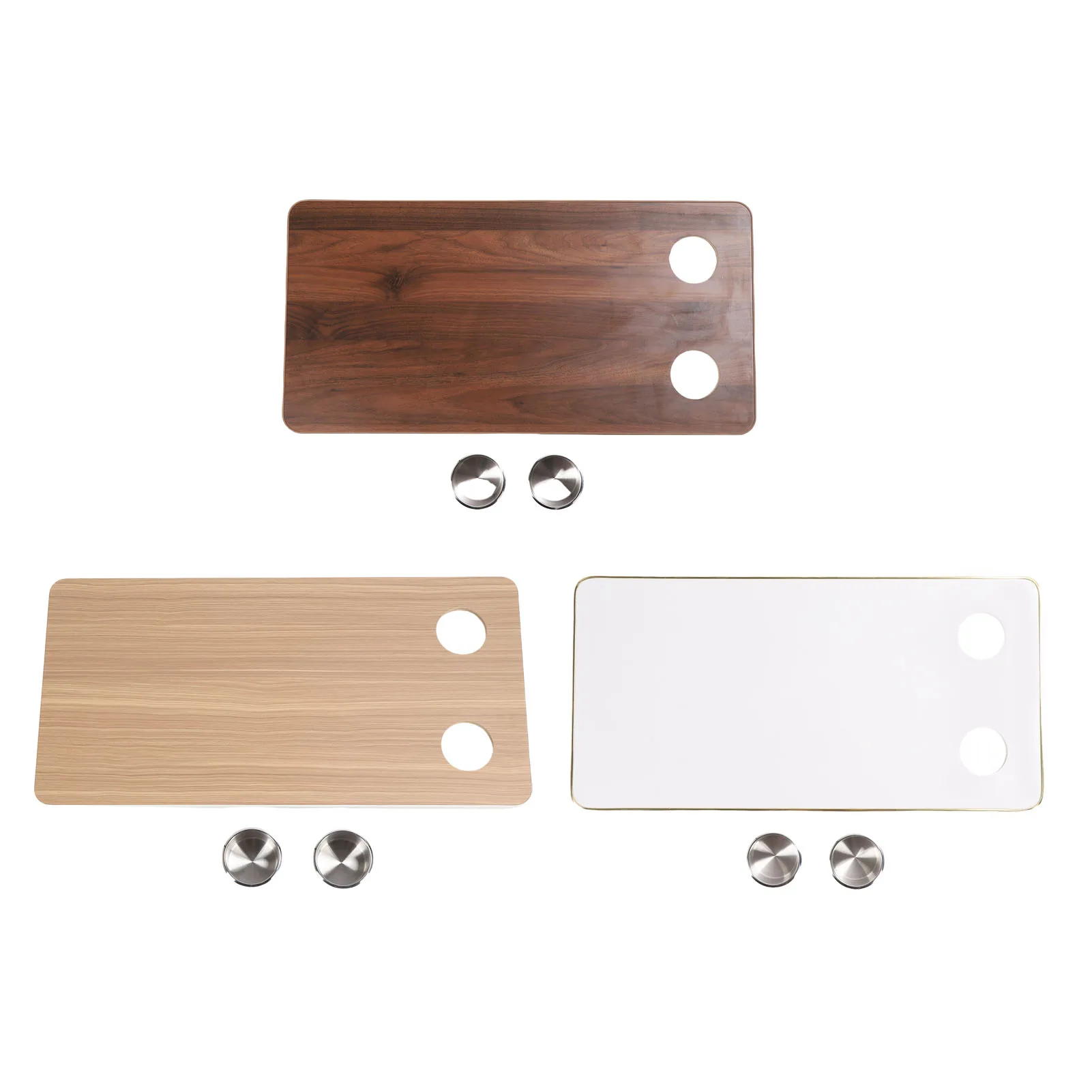 

RV Dinette Table Top 31.49x15.74in with 2 Cup Holders Fumigated Solid Wood Boat Table Top Panel for Trailer Motorhome Yacht Deck