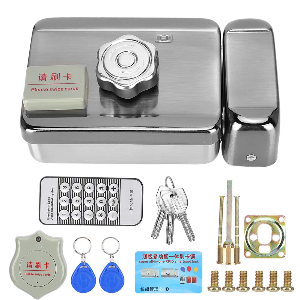 serrure-de-porte-electrique-en-acier-inoxydable-dispositif-de-controle-d'acces-par-carte-d'identite-et-telecommande-adapte-a-l'entree-de-la-porte-de-la-maison