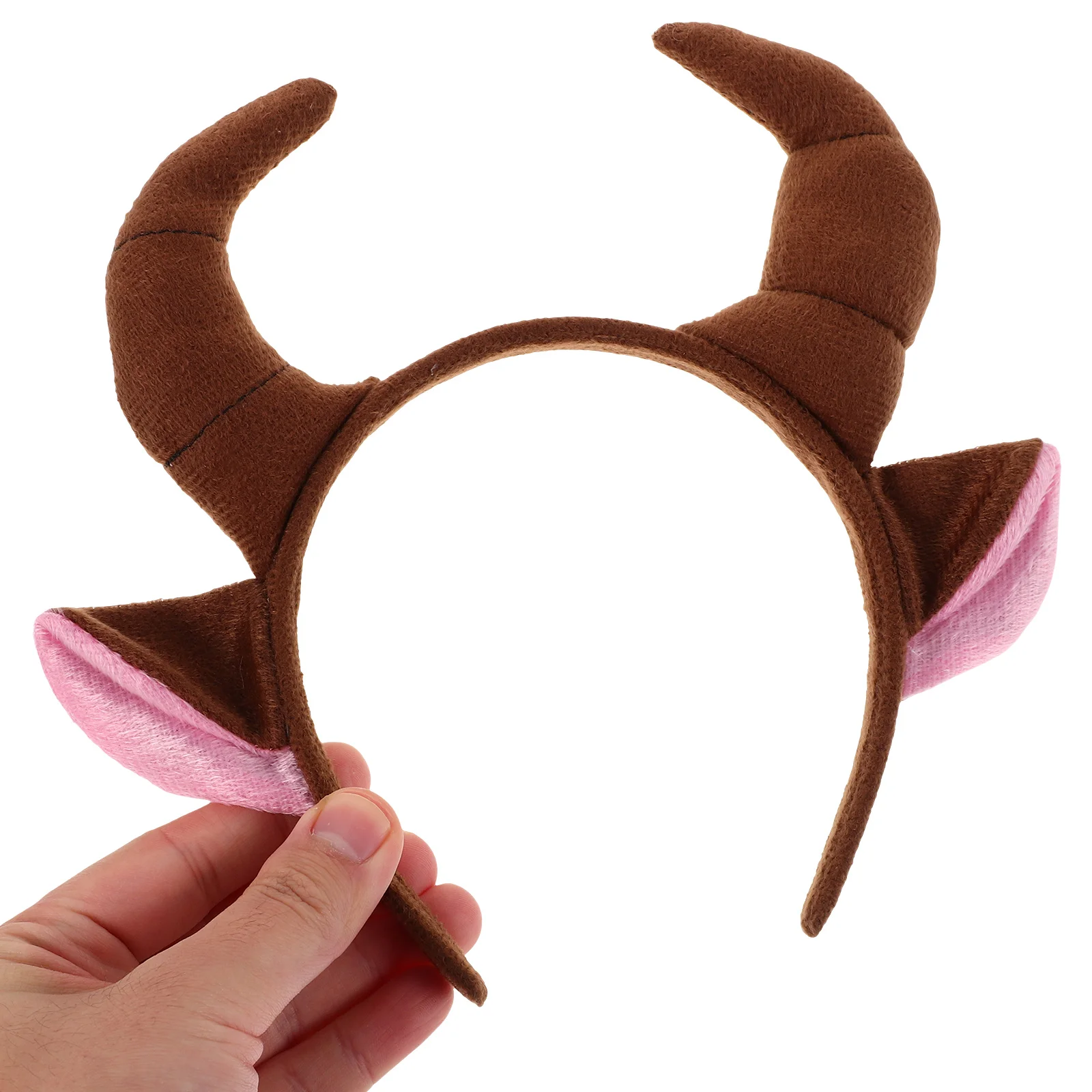 Dieren kostuumset stier hoorns koe oren hoofdband vlinderdas staart kinderkostuum Halloween kerstfeest aankleden koe hoorn hoofdband