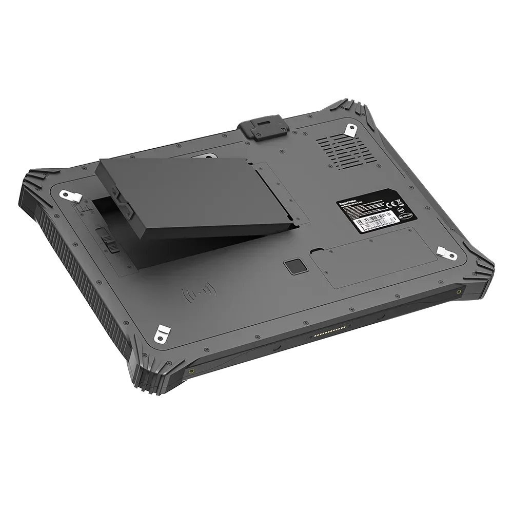 Kcosit K20A Ruggedized Tablets PC FAN Windows 11 12.2 Inch Intel I7-1255U 16GB RAM 4G LTE RS232 GPS MIL-STD-810G Dual Battery