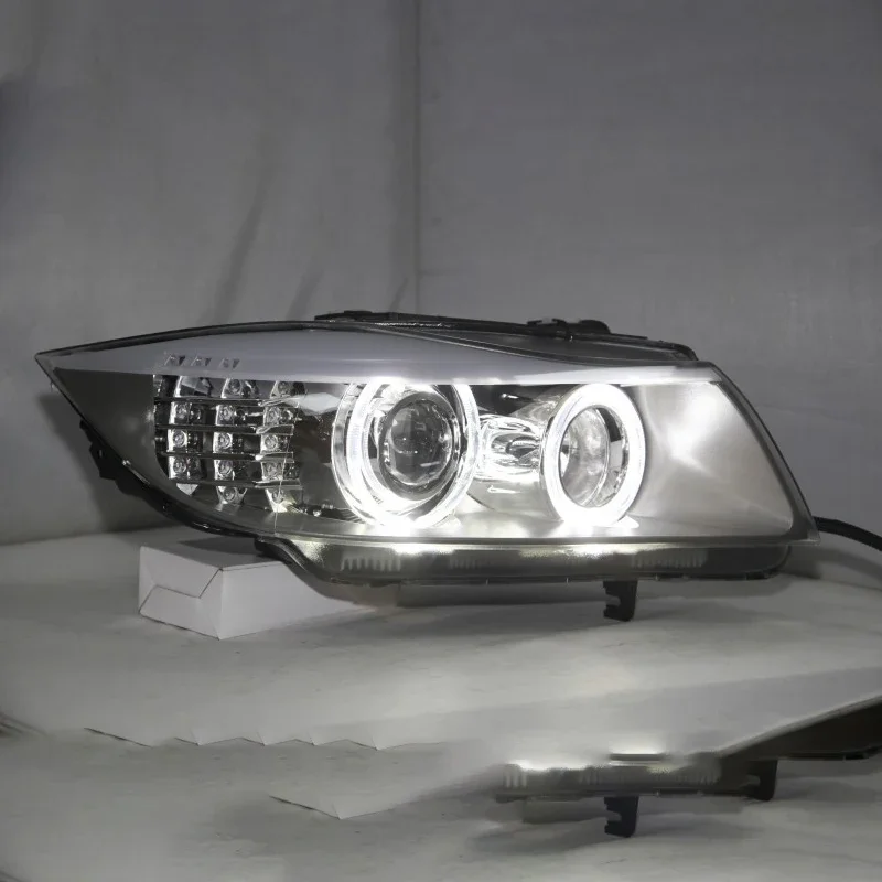 LED Lights For BMW E90 330I 320I 318I Led Angel Eyes Headlight view 2