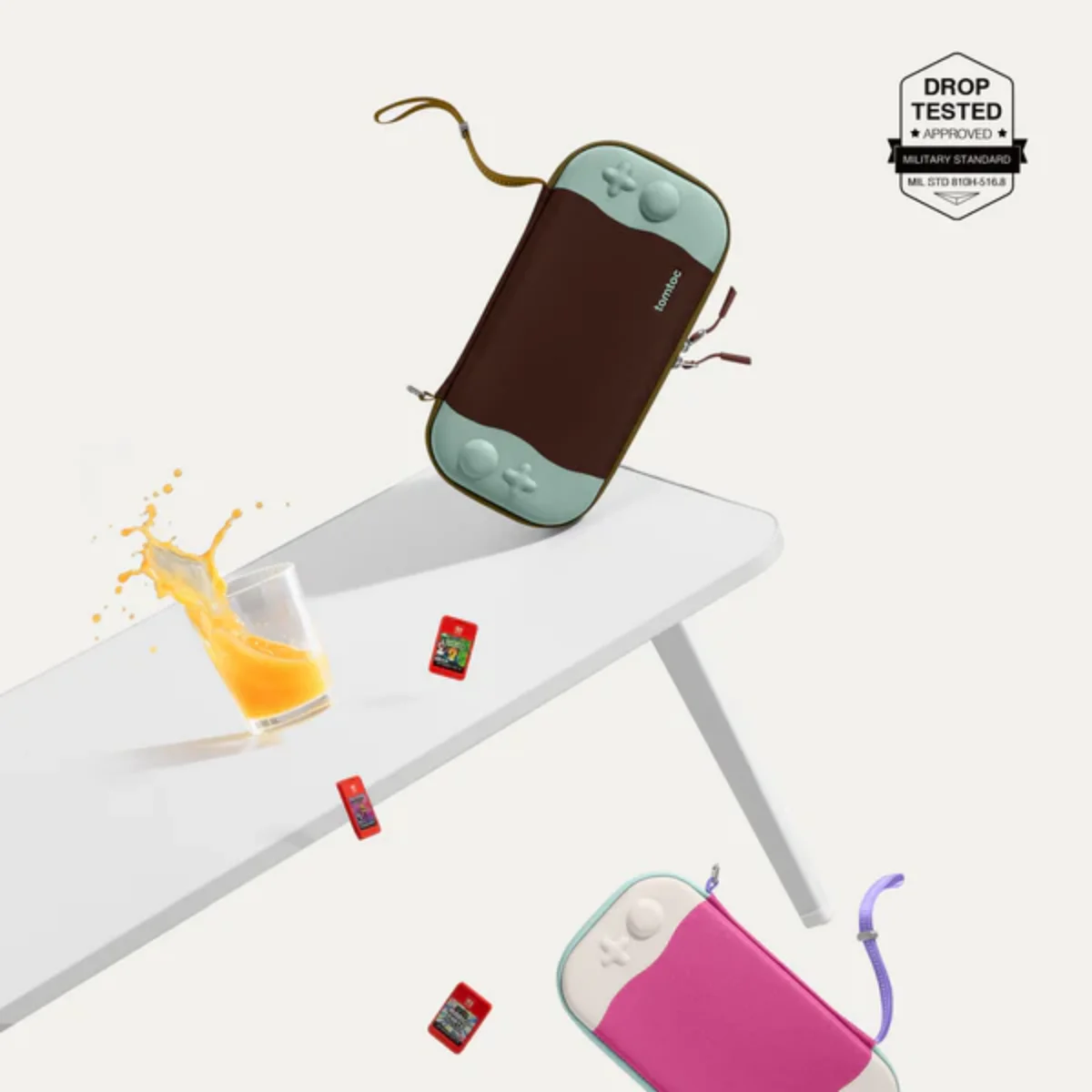 Slim Carrying Case for Nintendo Switch 2 Model 2025, Protective Hard Shell with 12 Game Card Slots for Nintendo Switch 2 2025