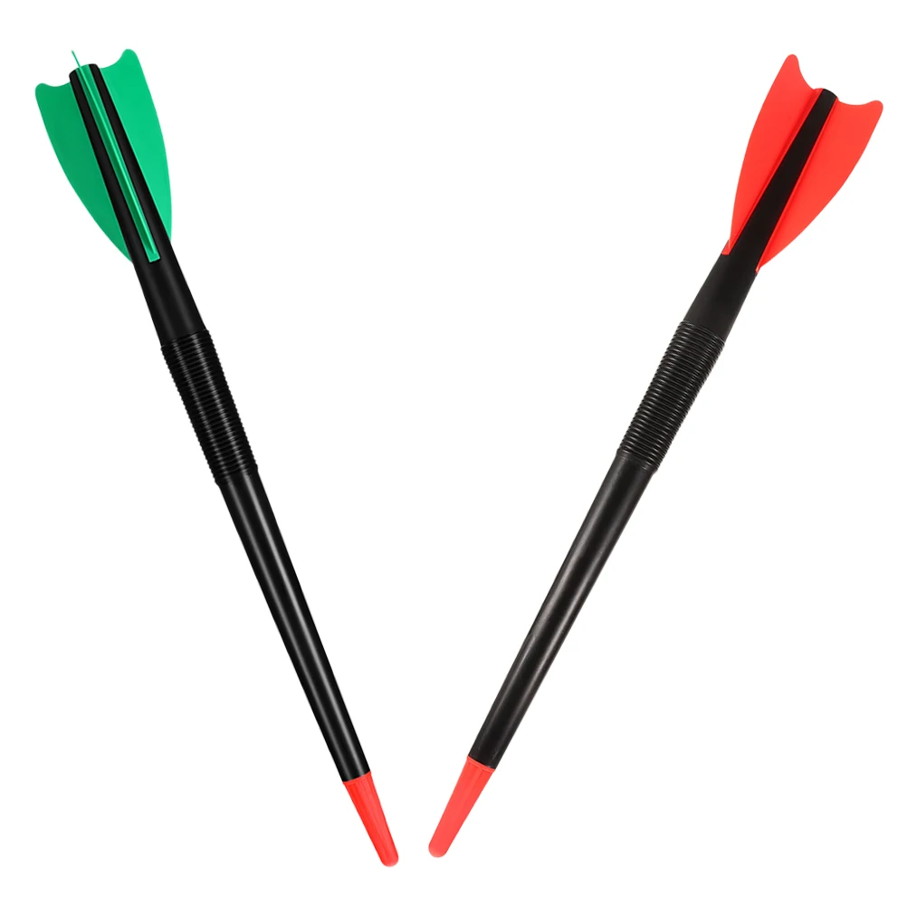 

2pcs Plastic Javelin Soft Tip Training Equipment Kids Throwing Practice Reusable Athletics Toy