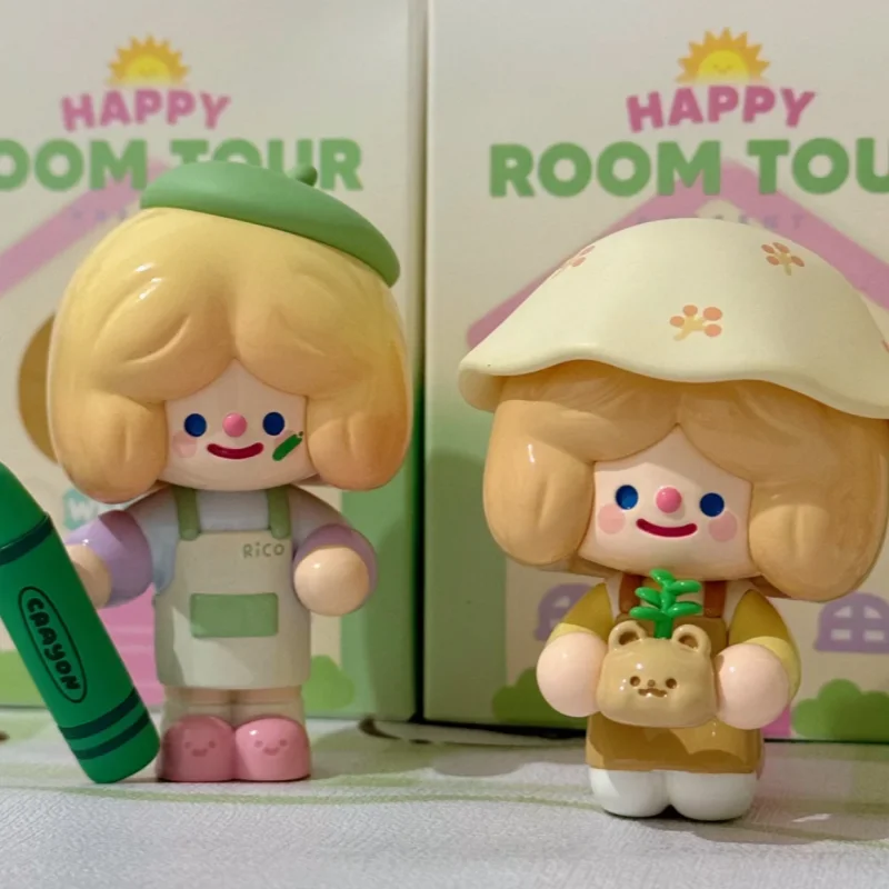 ค้นหายูนิคอร์น Rico Happy Sweet Time Series กล่องตาบอดของเล่น Kawaii Action Figure Decor เครื่องประดับของเล่นสะสมของขวัญ