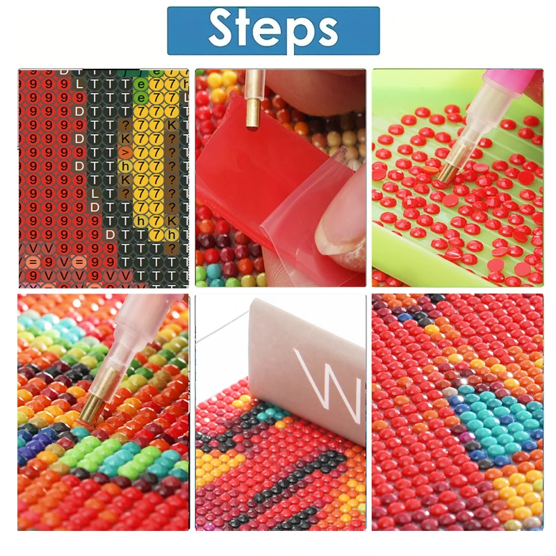 Peacock Diamond Painting, Flower Blooming Wealth Set, DIY, Large Size, Horizontal Version, Full Diamond, Mosaic Art Decor, 100x200cm