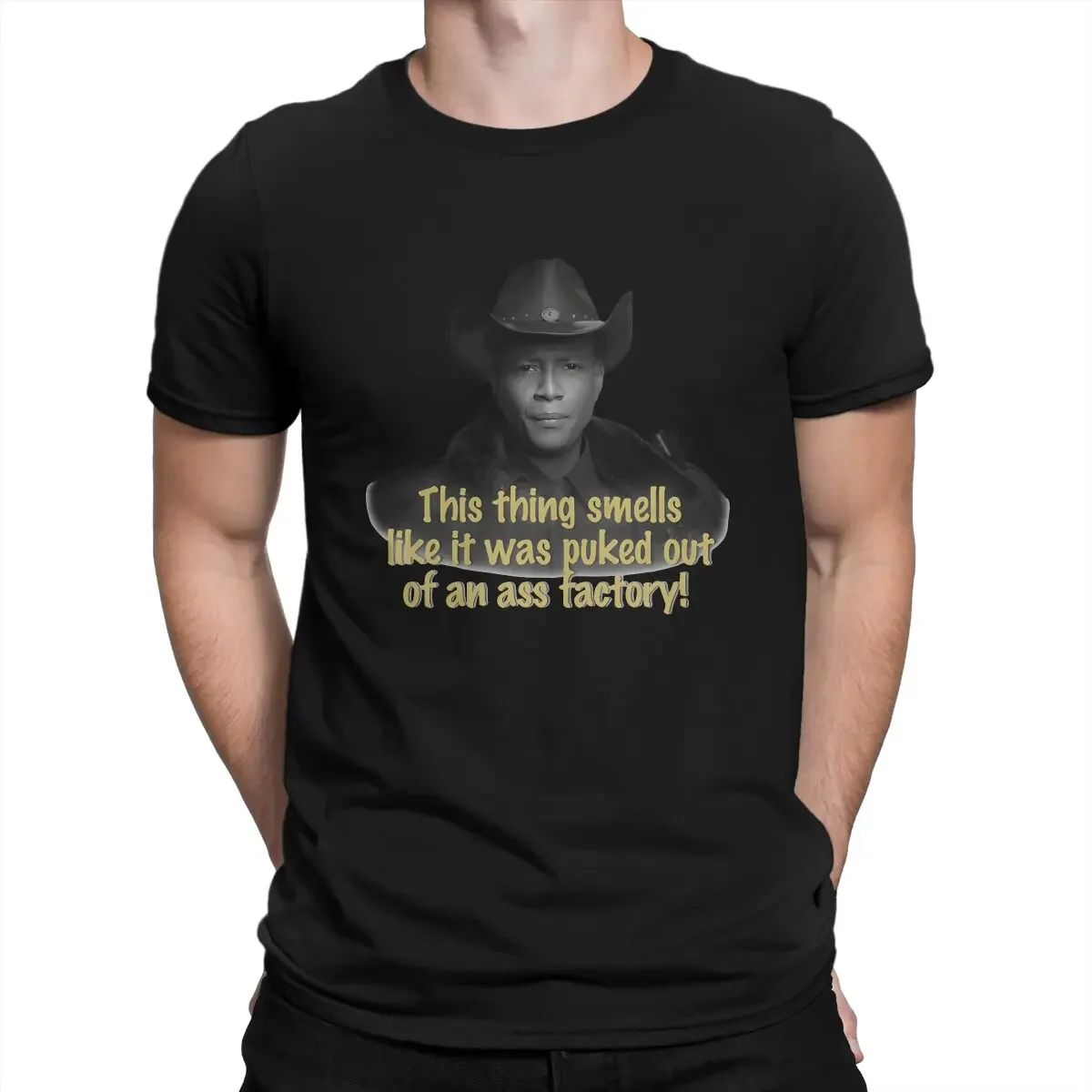 T Shirt Funny High Quality Birthday Gifts Sheriff Thompson Factory Man's TShirt Resident Alien O Neck Tops Fabric graphic cotton