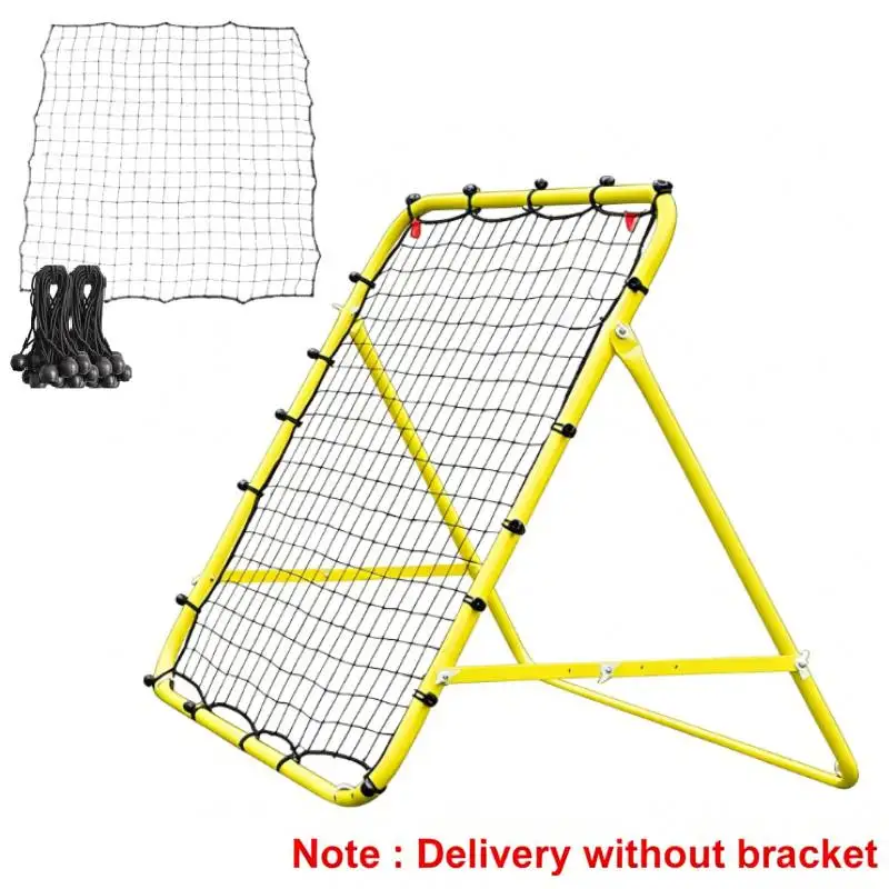 

Adjustable Soccer Rebound Net, Soccer Trainer with 20 Elastic Ropes Kickback, Portable Rebounder for Passing & Shooting Practice