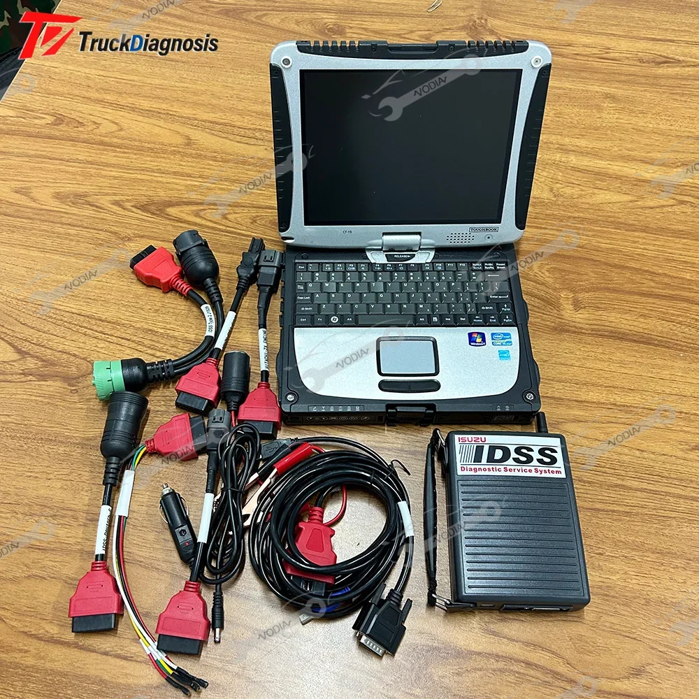 

For Isuzu IDSS Diagnostic Kit with CF19 laptop G-IDSS E-IDSS for Isuzu Vehicles Excavator Truck Diagnostic Scanner Tool