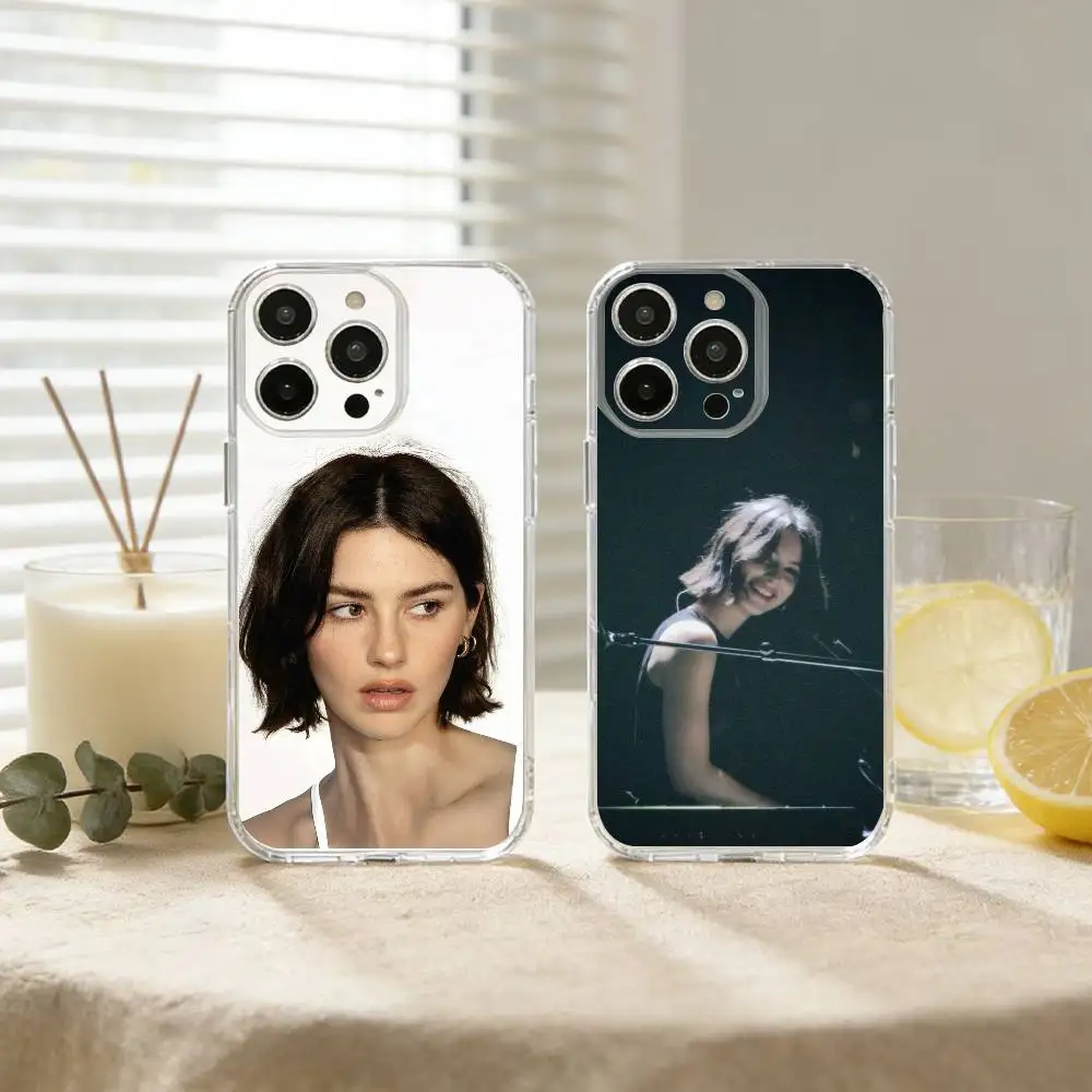 

Singer G-Gracie Abrams The Secret of Us Phone Case For iPhone 17 16 15 14 13 12 11 Mini Pro Max Plus Transparent Cover