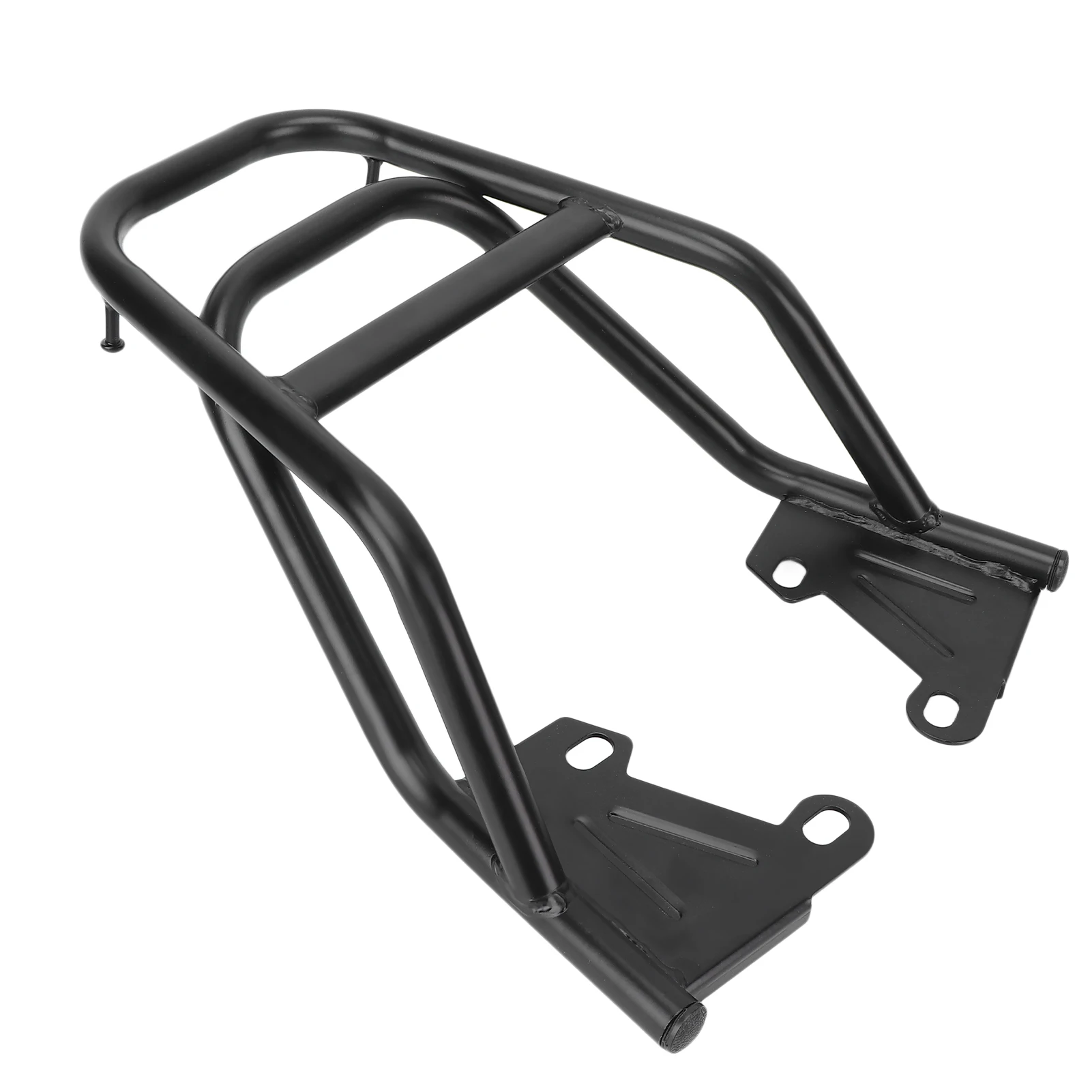 Tylny bagażnik motocyklowy z uchwytami, stelaż bagażowy, uchwyt na kufer, żelazny, czarny, zamiennik do Grom MSX125 M3, wspornik topcase