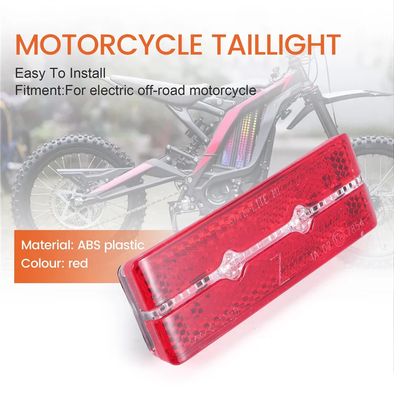 【Price Drop !!】Motorcycle Rear Tail Light Turn Signal Lights Brake Lights For Sur-Ron Surron Light Bee X Electric Off-Road Motor