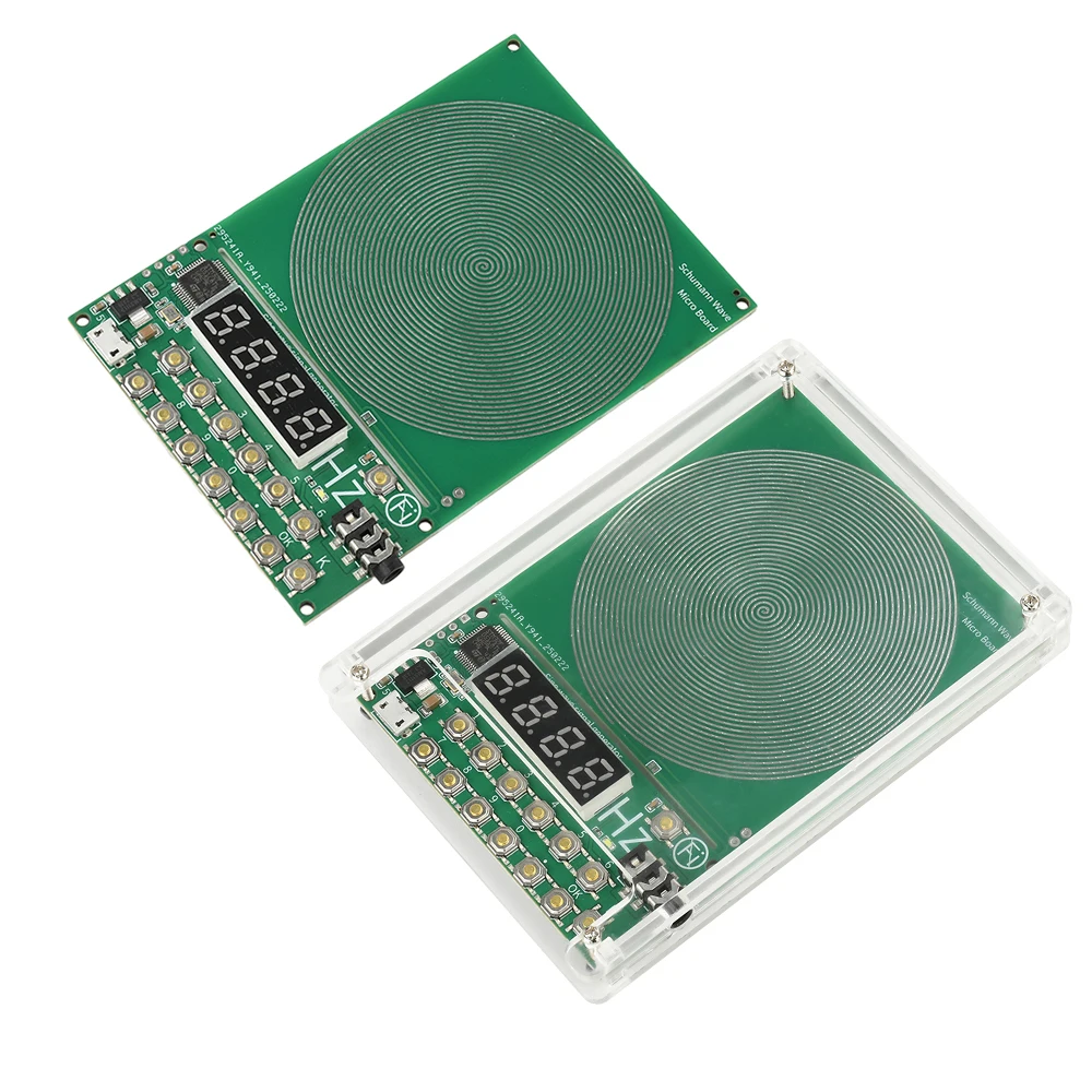 

DC 5V 7.83Hz Schumann Signal Generator 0.1Hz~100KHz Adjustable Signal Generator Sine Wave Signal Generator Micro USB Interface
