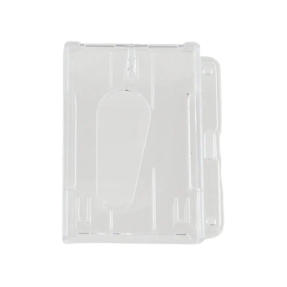 Transparent Work Card Holder Card Photo Card Package ID Card Cover Transparent Card Holder Card Sleeve Protective Case