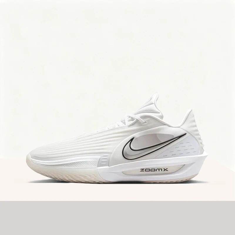 

Nike GT Cut 3 Turbo: минималистичные, дышащие, нескользящие, прочные баскетбольные кроссовки с низким верхом для мужчин и женщин – белые HV9919-101