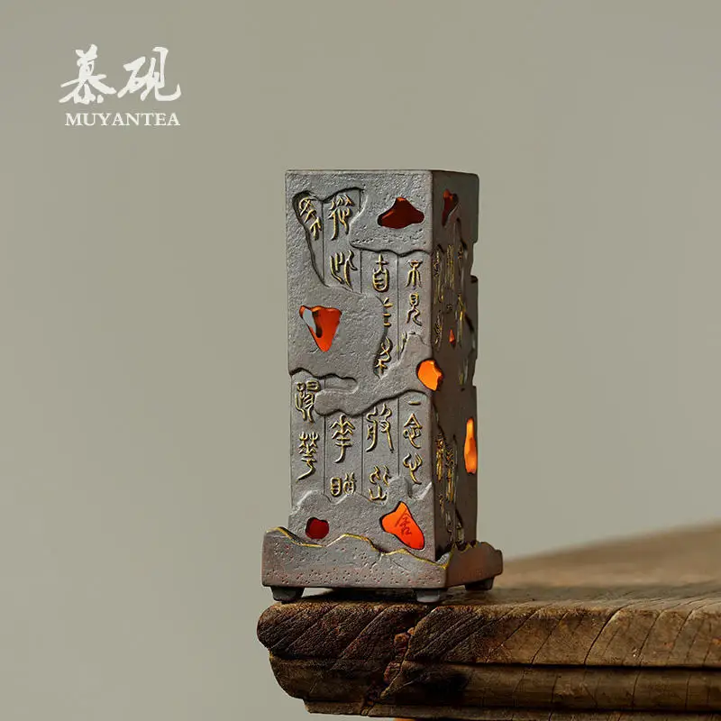 

Креативная керамическая подставка для благовоний в стиле Ваби-Саби Muyan Zen Style: Декоративный держатель для чайной церемонии и ароматерапии