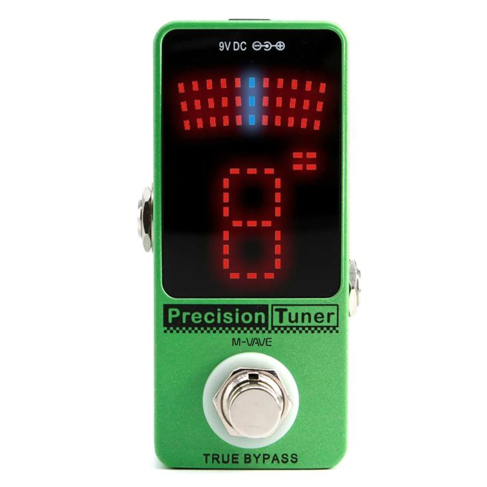 M-VAVE  Precision Tuner Pedal Digital Guitar Effect Pedal LED Display with True Bypass for Chromatic Guitar Bass Cuvave