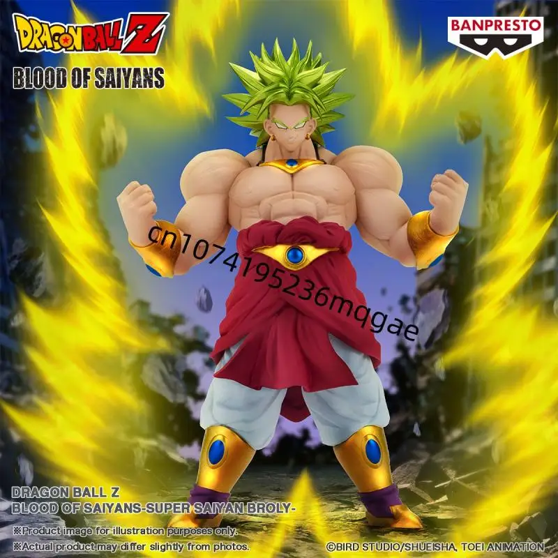 In voorraad Bandai Dragon Ball Super BLOOD OF SAIYANS Broly Anime Actiefiguren Model Ornamenten Collecties Gift Op voorraad