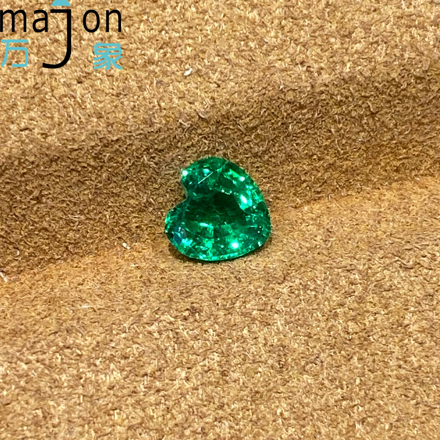 0.7CT Lab Grown Colombia Emerald Heart Shape Gemstone For Diy Jewelry Earrings Making Material Selectable AGL Certificate - Image 2