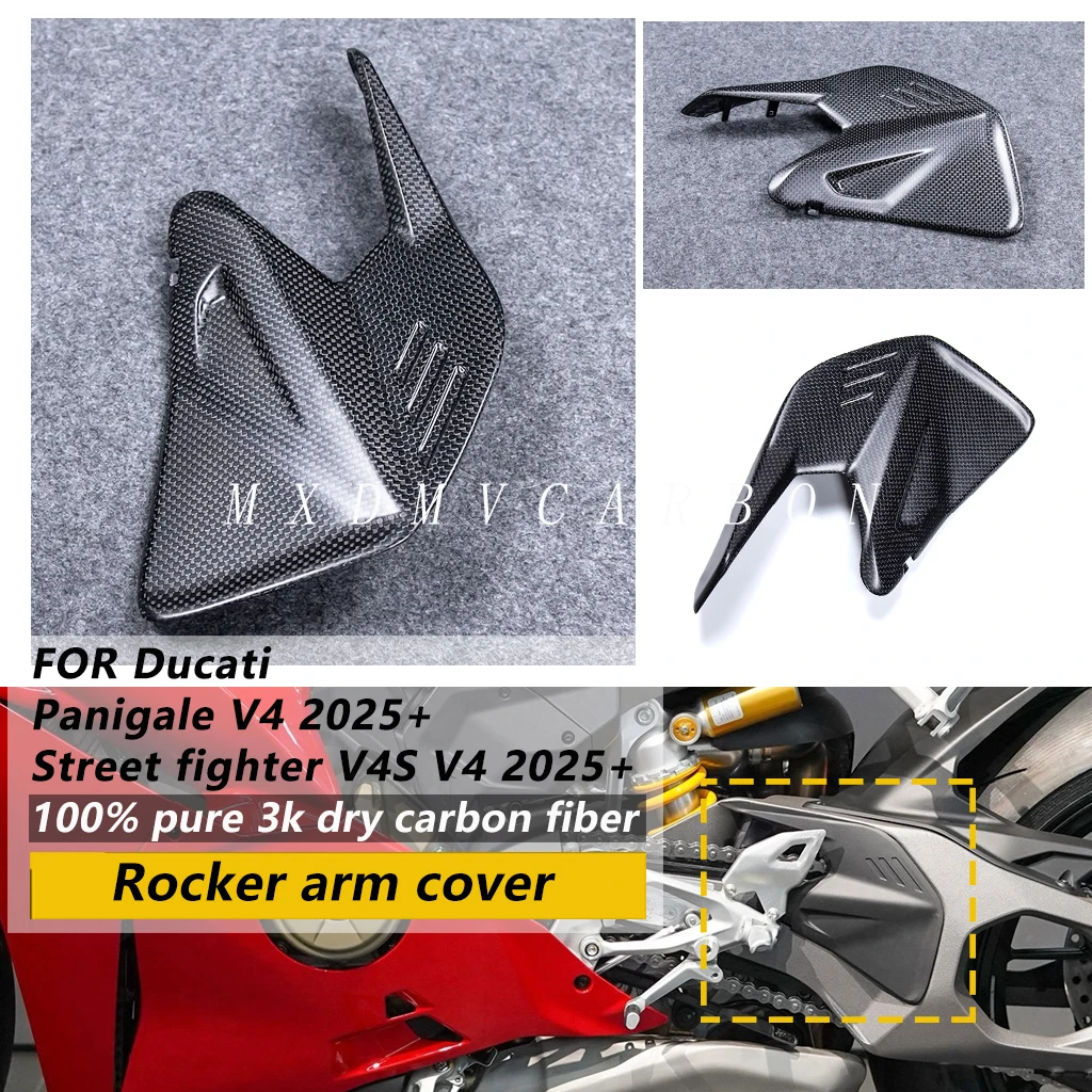 

For Ducati Panigale V4S Streetfighter Street fighter V4 2026 2025 Motorcycle Dry Carbon Fiber Rocker arm cover Fairing Kits