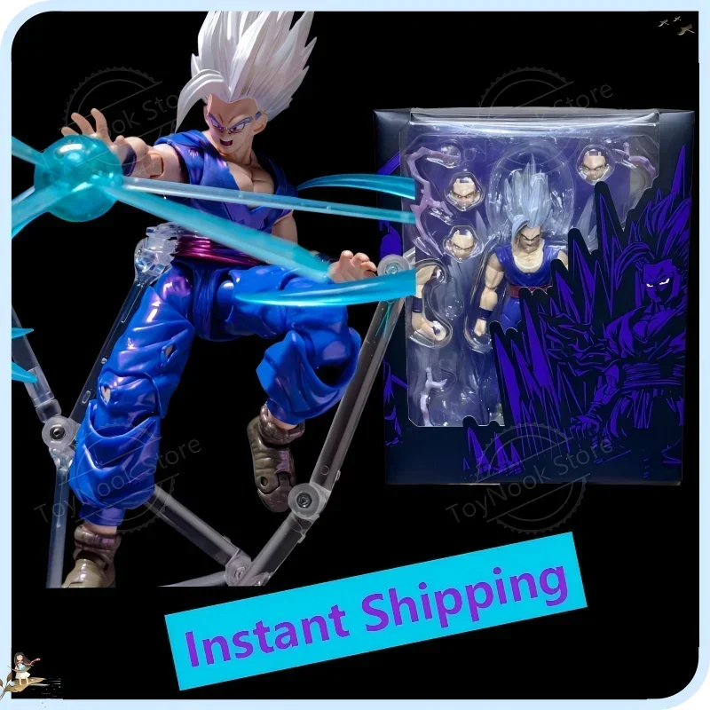 

IN STOCK Dragon Ball Domestic Peripheral Shf Limited Beast Gohan Joints Movable Figures Toys Cool Battle Models Desktop Gifts