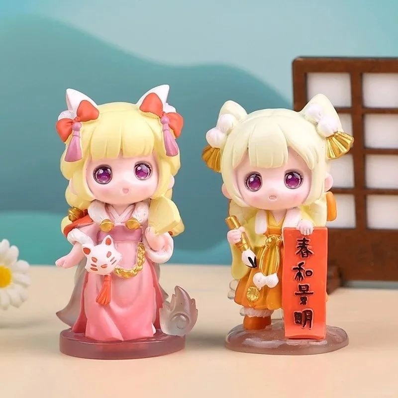 

Hot Sale Sweetheart Time Meets Spring Breeze Series Chinese Style Animated Blind Box Model Toy Replica Contact Customer Service